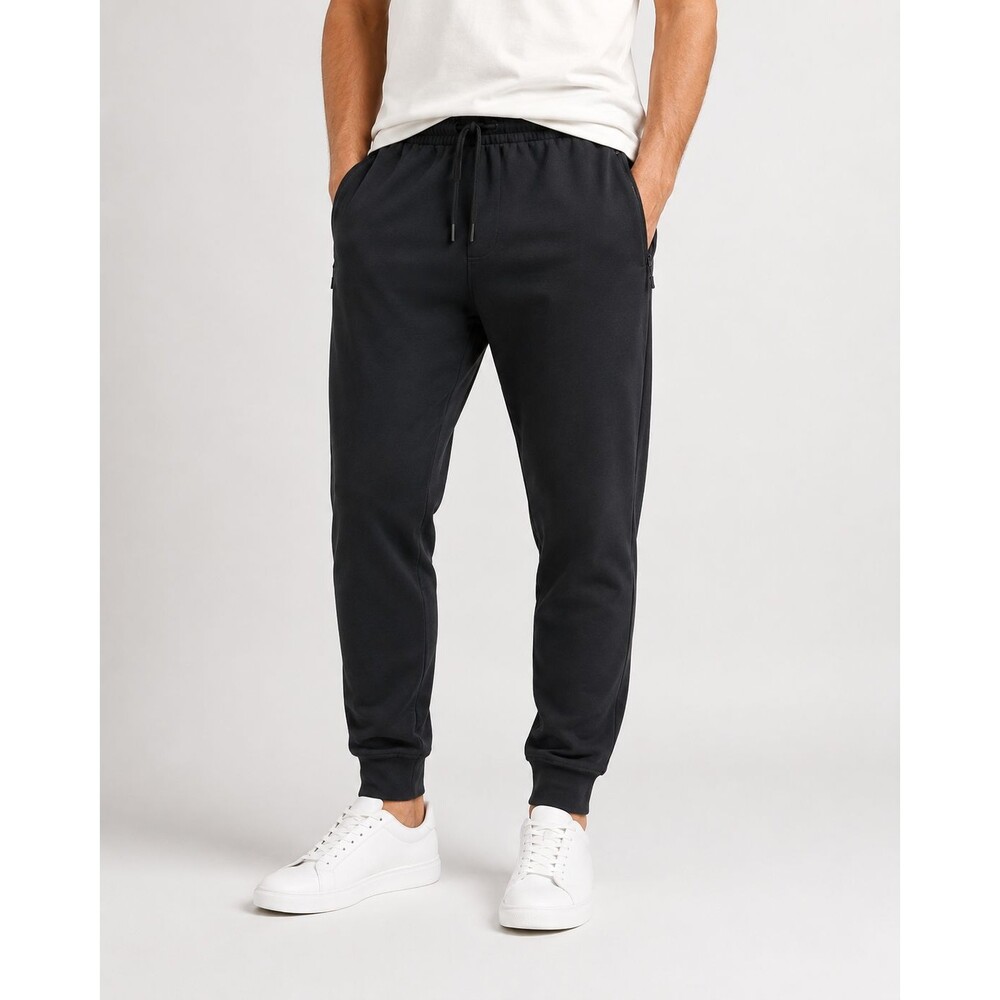 LEG3ND Mens Jogger Pants Medium Black Athletic Sweatpants Tapered Activewear